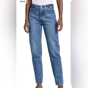 Levi's Wedgie Button Fly Jeans Womens Size 25‎ Premium Blue Denim 80s 90s Style.